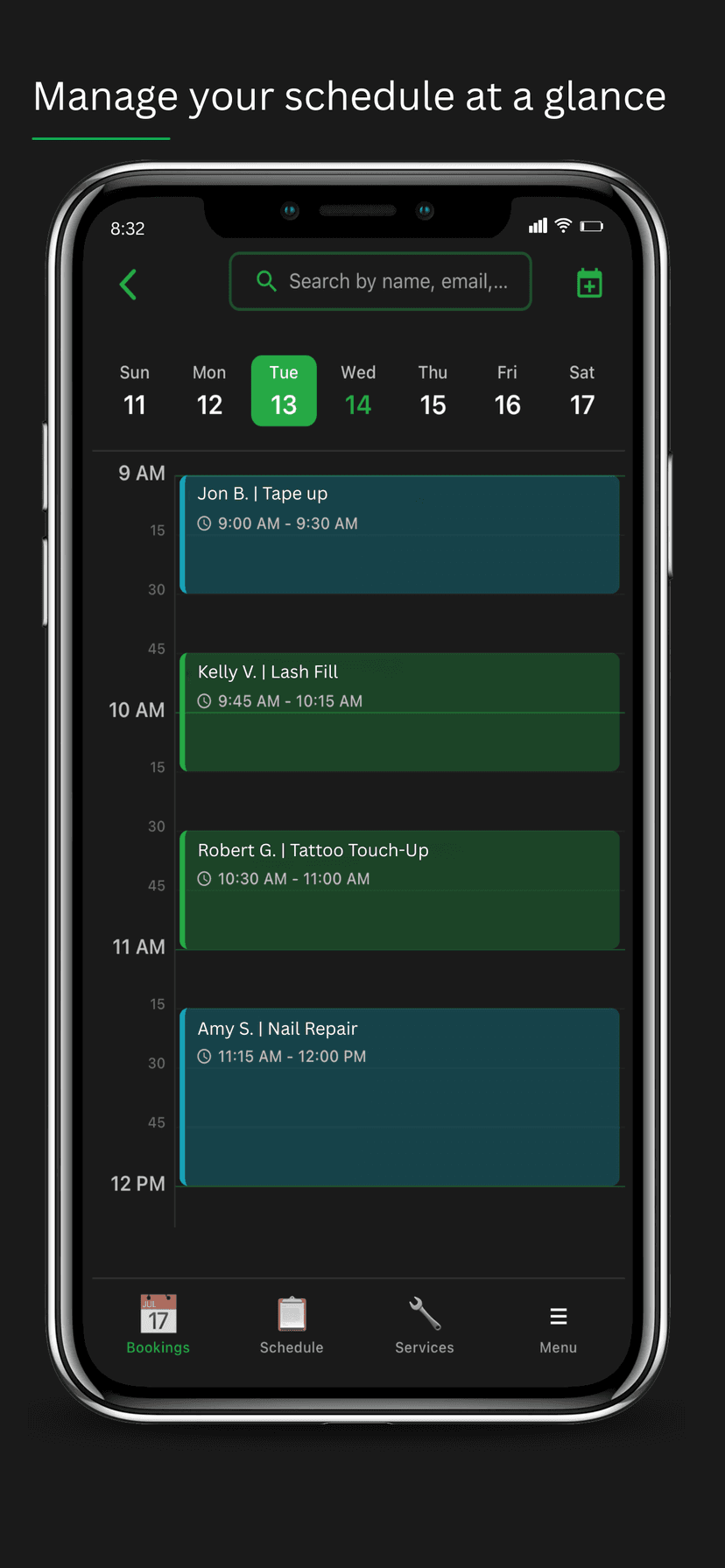 Client management - Your client data, fully exportable
